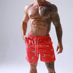 Men's Banana Print Swim Trunks