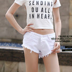 Low Waist Women's Denim Shorts and Cutoffs