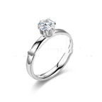 Adjustable Solitaire Zircon Ring