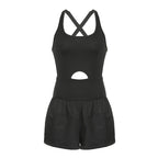 Fashionable Women's Yoga Shorts and Loose Fitness Set
