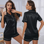 Women's Ice Silk Short Sleeve & Shorts
