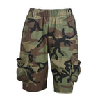 Women's Summer Camouflage Multi-pocket Casual Shorts