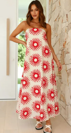 Tube Top Swing Dress