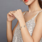 Ladies' Fashion Skull Cross Bracelet for Unique Style