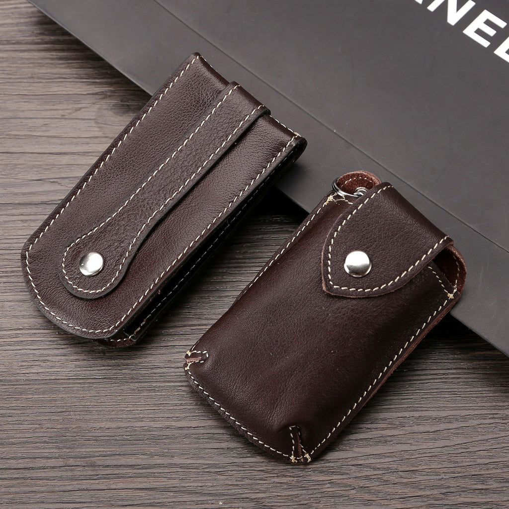 Leather Car Key Holder with Custom Logo | Accessory