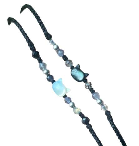 Cat Shell Beaded Bracelet