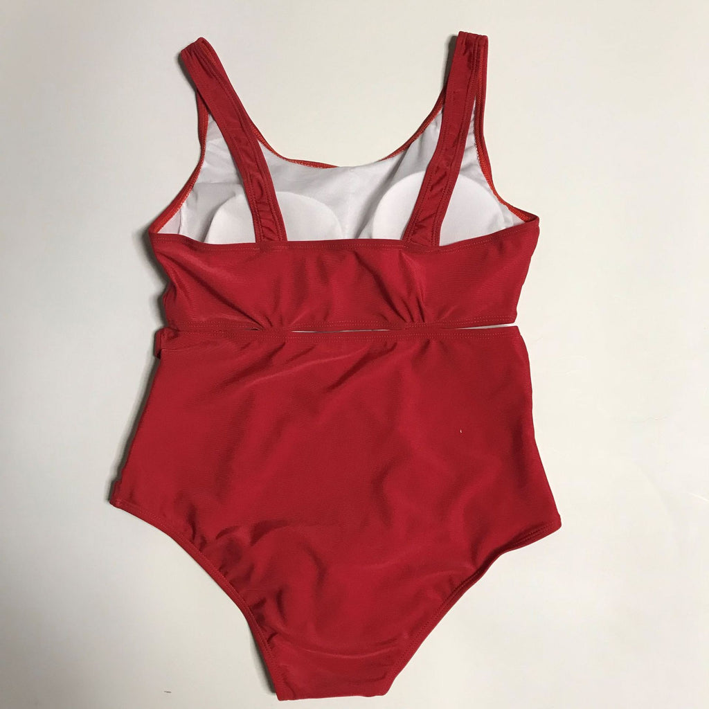 Plus Size Cut-Out One-Piece Swimsuit