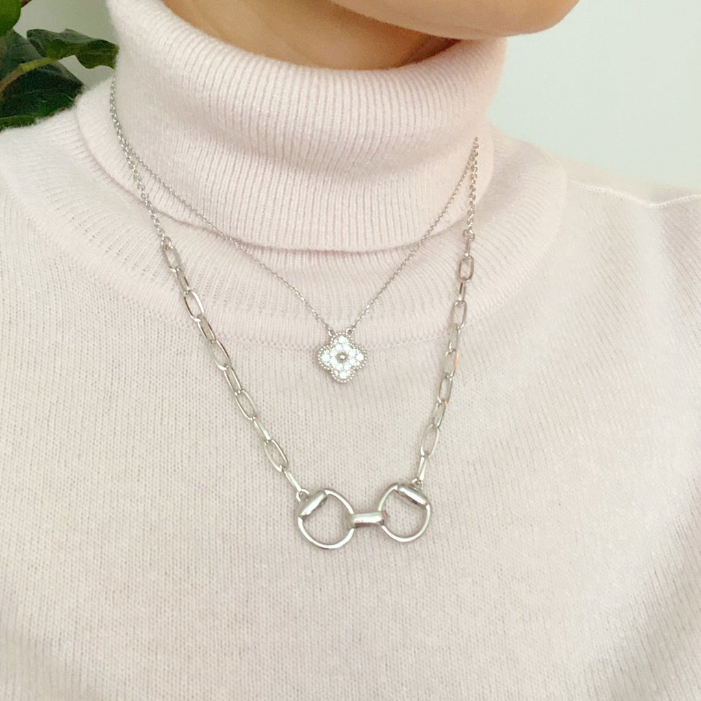 Equestrian Horsebit Chain Necklace