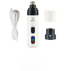 Electric Pet Nail Grinder USB Rechargeable Quiet Dog Cat Nail Trimmer with Replaceable Grinding Heads