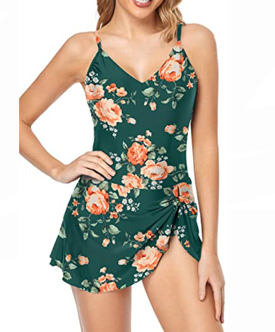 Push-Up Slimming Swim Dress