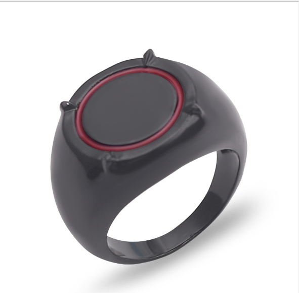 Ladybug Cat Noir Black Ring - Direct from Manufacturer