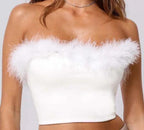 Summer Women's Top, Sexy Backless Knit Tank Top