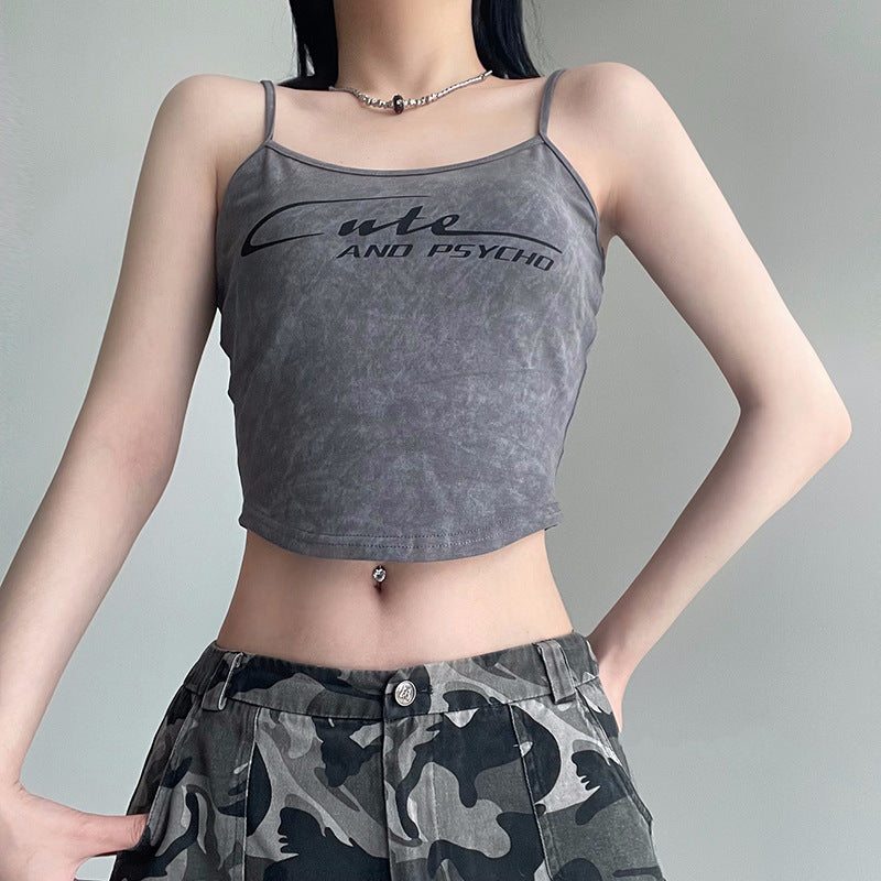 Personalized Slim Fit Sweet Navel Tank Top