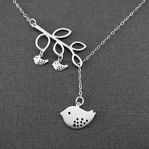Birds on the Branch Necklace