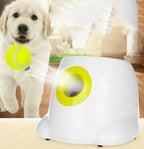 Automatic Dog Ball Launcher, Interactive Fetch Machine with 3 Adjustable Launch Distances, Self-Play Toy with Tennis Balls for Dogs