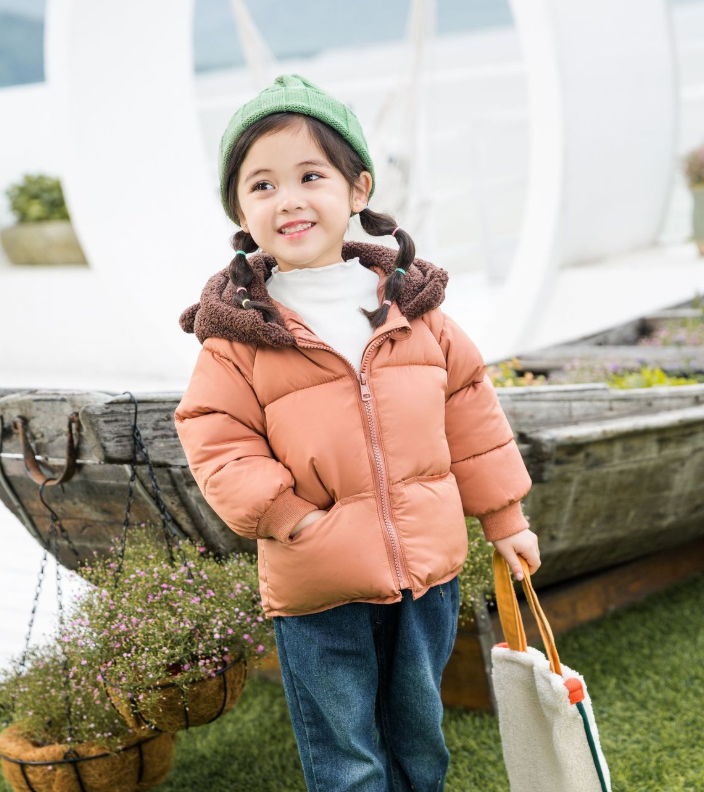 Cute Teddy Hat Cotton Jacket for Kids (Winter 2023)