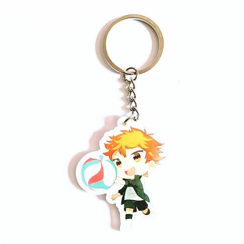 Acrylic Keychain Volleyball Anime Double-Sided Custom | Accessory