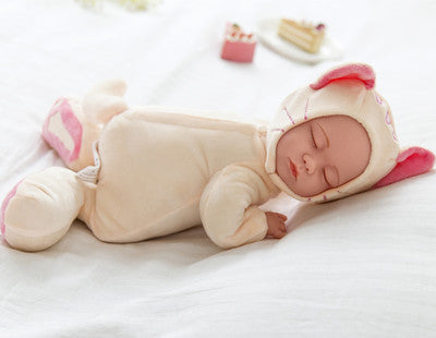 Realistic Soothing Baby Doll - Soft Rubber Educational Toy | Home Decor