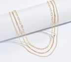 Layered Cross Necklace