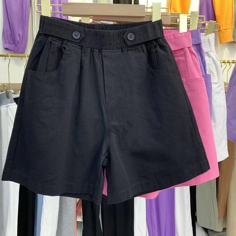 Women's Summer High-Waisted Loose Fit Shorts