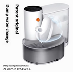 Automatic Pet Water Dispenser 3L, Rechargeable Fresh-Water Fountain for Cats and Dogs, Spill-Proof Hands-Free Hydration Station