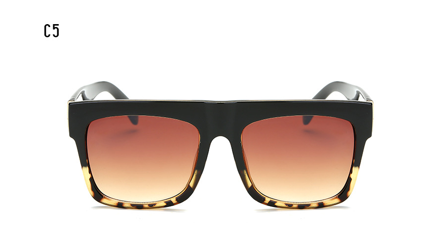Flat-Top Oversized Sunglasses