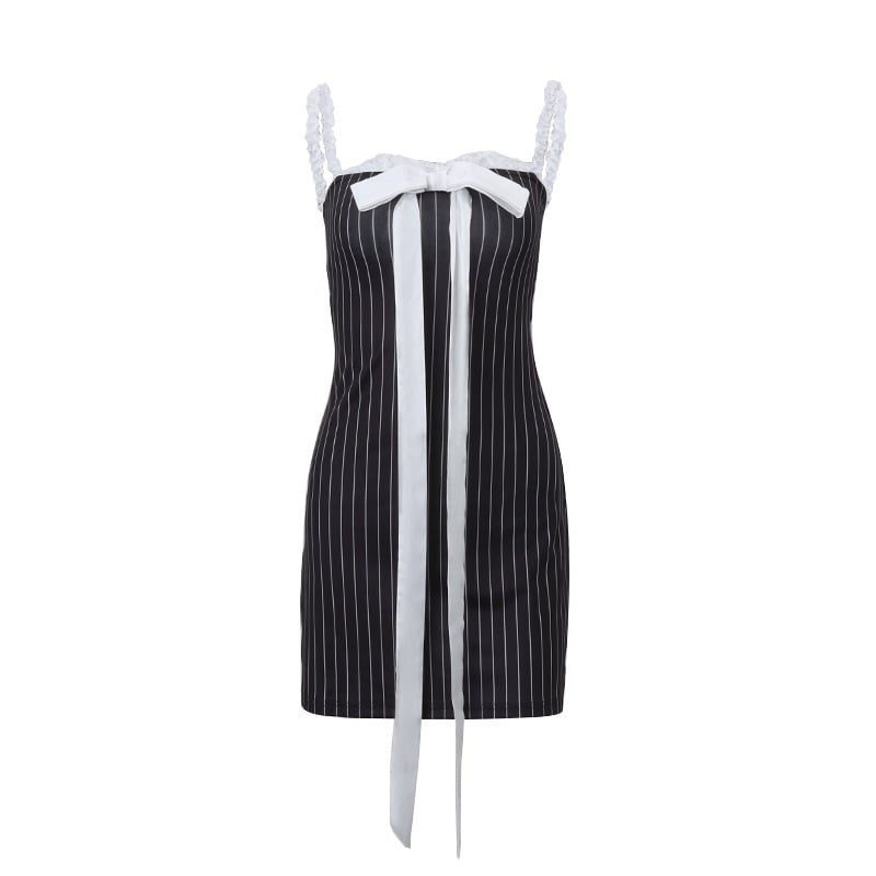 Off-Shoulder Lace Stitching Tube Top Dress for Women