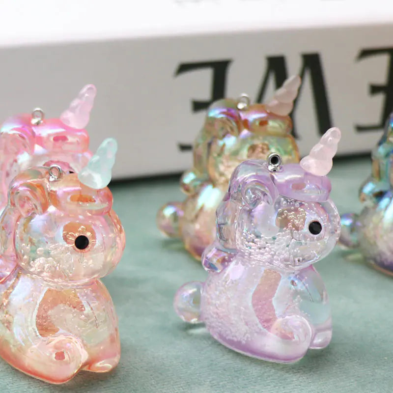 Unicorn Crystal Keychain, Unicorn Keyring | Accessory
