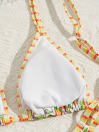 Ditsy Floral Triangle Bikini Set