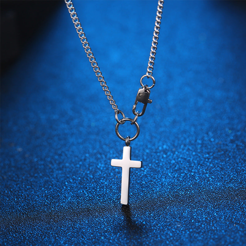 Designer Cross Necklace - Light Luxury Autumn/Winter Style