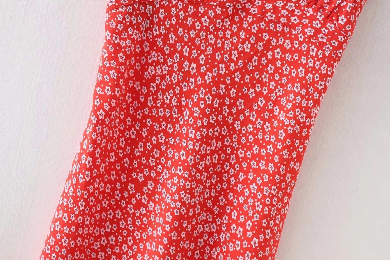 Floral Print Spaghetti Strap Slip Dress