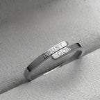 TRUST GOD Adjustable Engraved Ring
