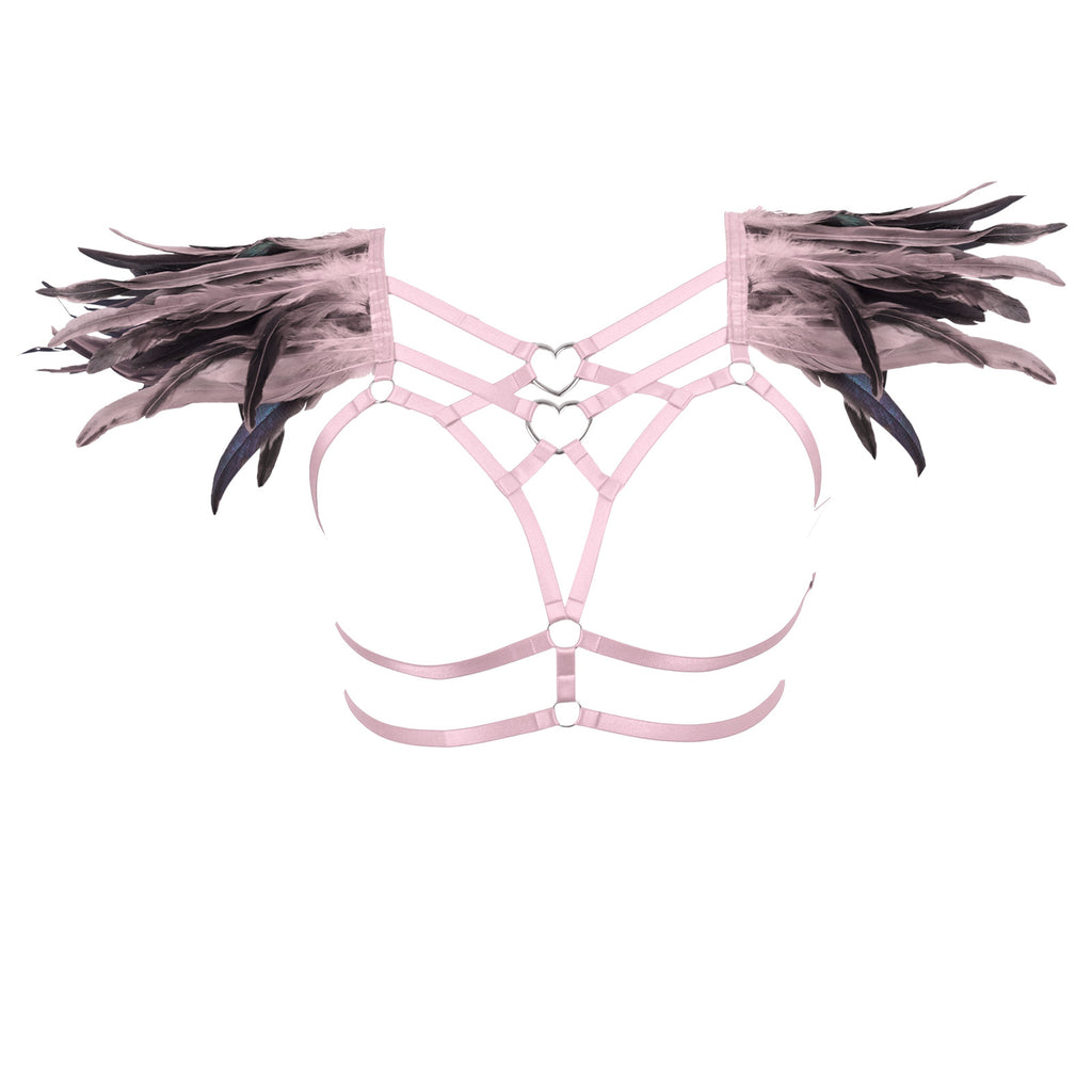 Feather Wing Strappy Cage Body Harness