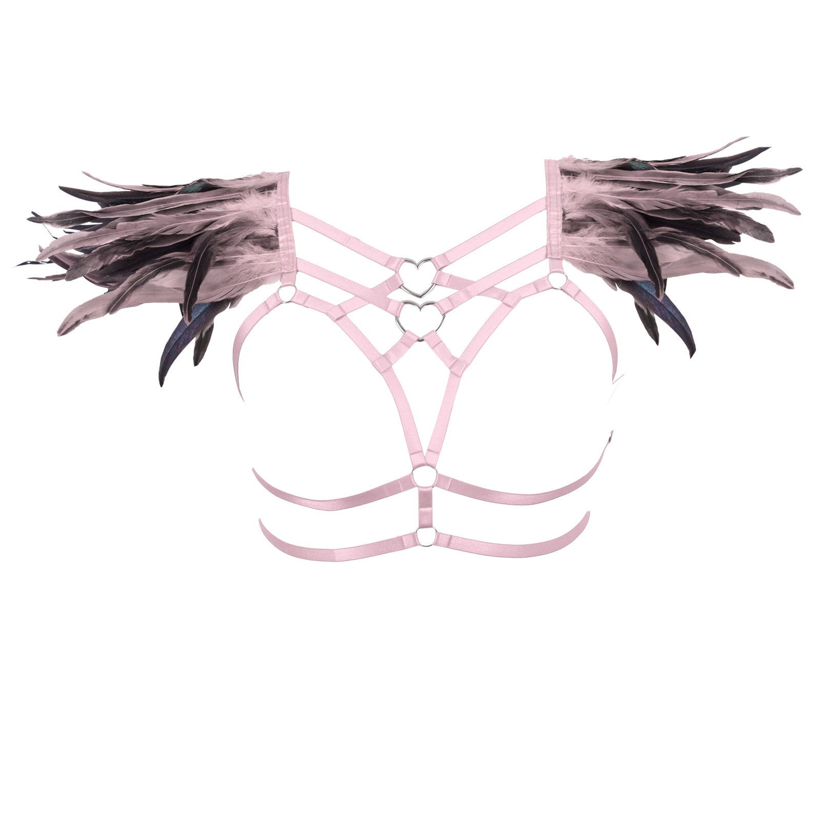 Feather Wing Strappy Cage Body Harness