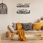 "With God All Things Are Possible" Metal Wall Sign | Christian Home Decor