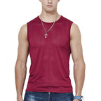 Men's Breathable Ice Mesh Fitness Undershirt Camisole