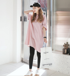 Casual Loose Maxi Dress with Short Sleeves