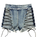 Sexy High-Waisted Denim Pants and Shorts for Women