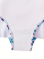 Girls Mermaid Scale One-Piece Swimsuit