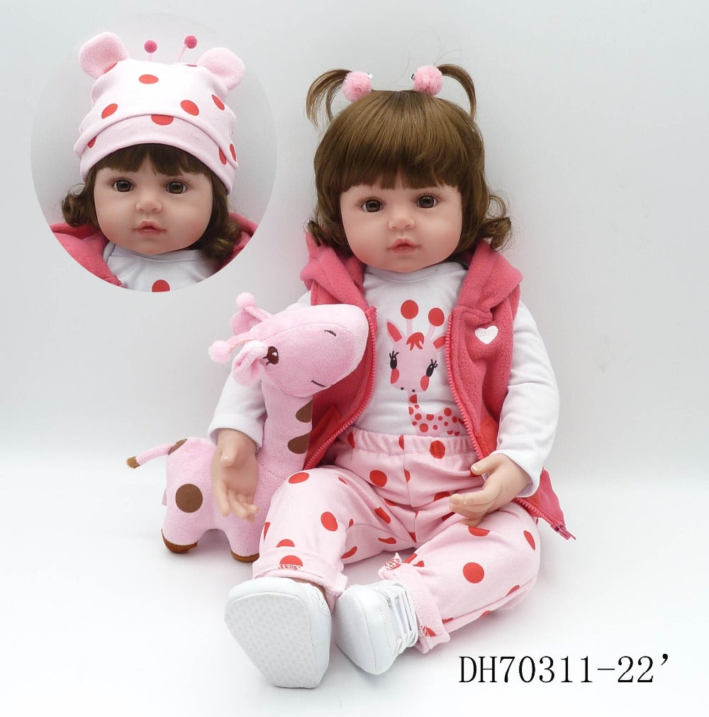 Fashionable Short Curl Doll - Reborn Baby Doll | Home Decor