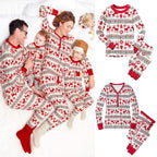 Christmas Family Pajama Set with Printed Sleepwear