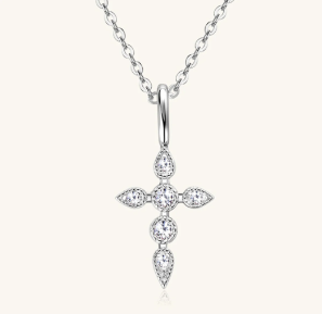 Cross Pendant Necklace Set