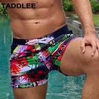 Men's Quick-Dry Comic Print Swim Shorts