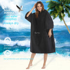 Hooded Microfiber Changing Robe Towel