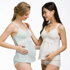 Cotton Nursing Tank Top for Postpartum Mothers