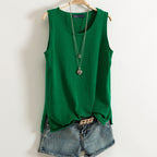 Plus Size Cotton Tank Top for Women - Summer Style