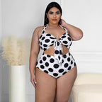 Tropical Floral High-Waist Bikini Set