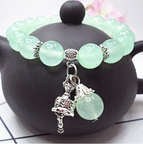 Handmade Cat's Eye Stone Beaded Bracelet