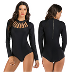 Women's Long Sleeve Surf One-Piece Swimsuit