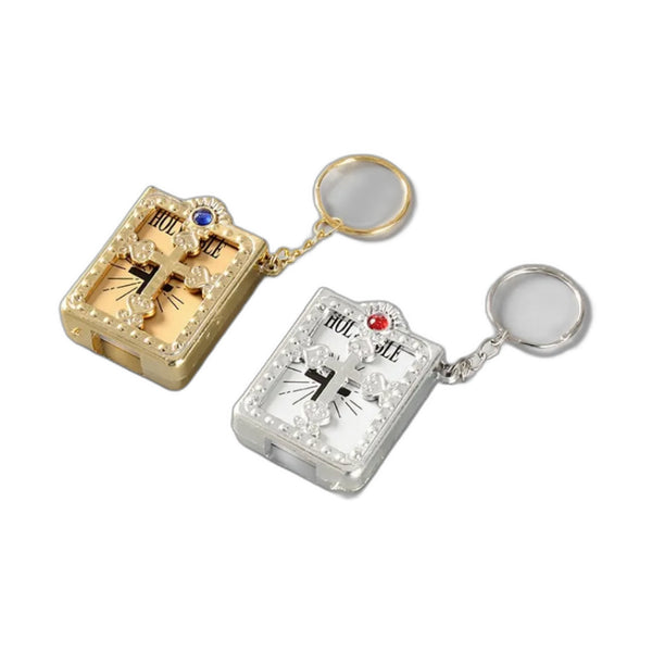 Mini Holy Bible Keychain - Christian Faith Accessory